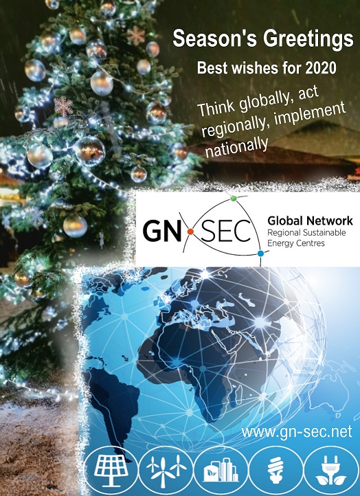 Season’s Greetings from the Global Network of Regional Sustainable Energy Centres