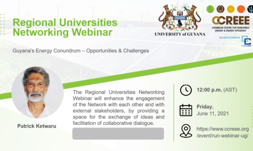 RUN Webinar presented by the University of Guyana