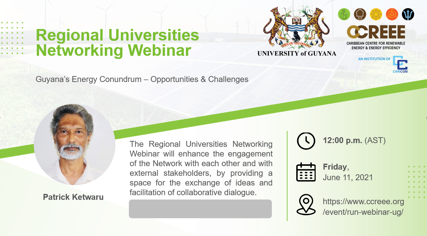 RUN Webinar presented by the University of Guyana