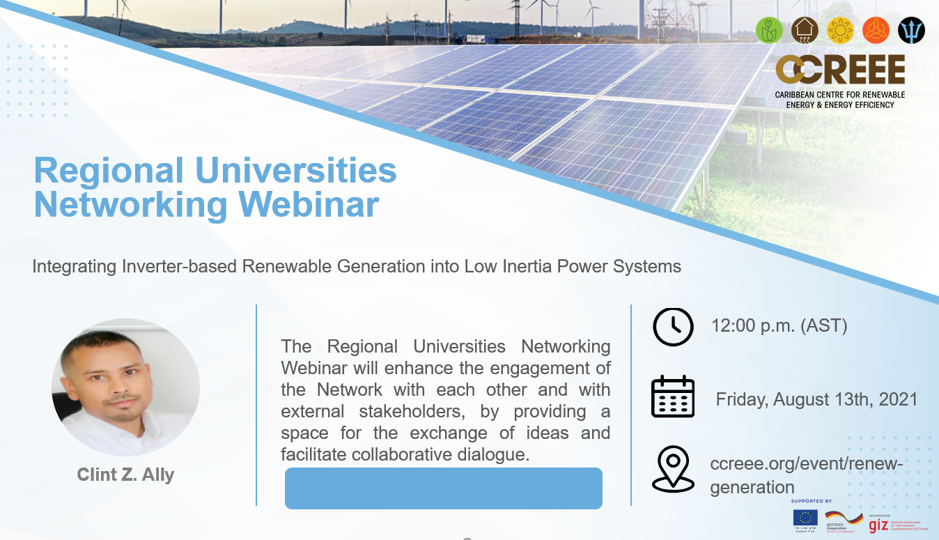 RUN Webinar – Inverter-based Renewable Generation