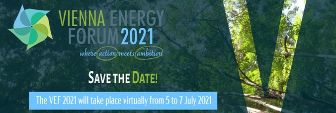 Join the Vienna Energy Forum (VEF) from 5 to 7 July 2021