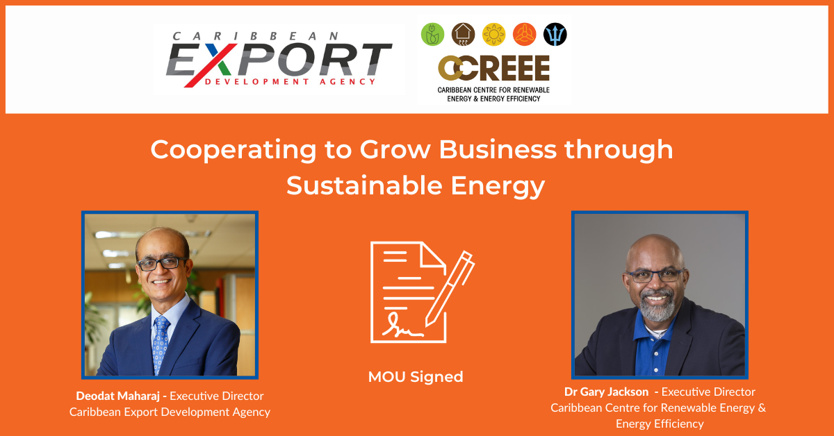 CCREEE & Caribbean Export Cooperate to Create Jobs