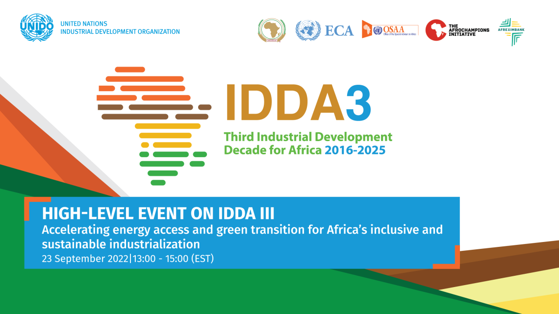 GN-SEC at the 5th High-Level event on the Third Industrial Development Decade for Africa (IDDA III) at the UN General Assembly in New York