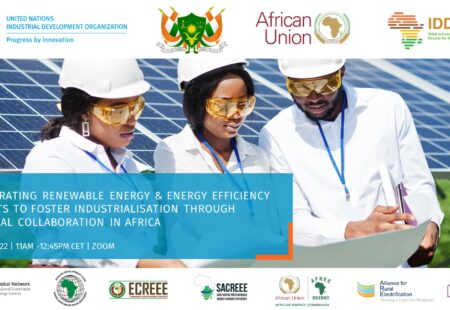 Virtual side event: Accelerating renewable energy and energy efficiency markets to foster industrialization through regional collaboration in Africa, 21 November 2022